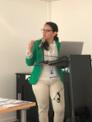 Beatriz Gmez presenting the ITG4TU proyect at the EUNIS congress in Paris